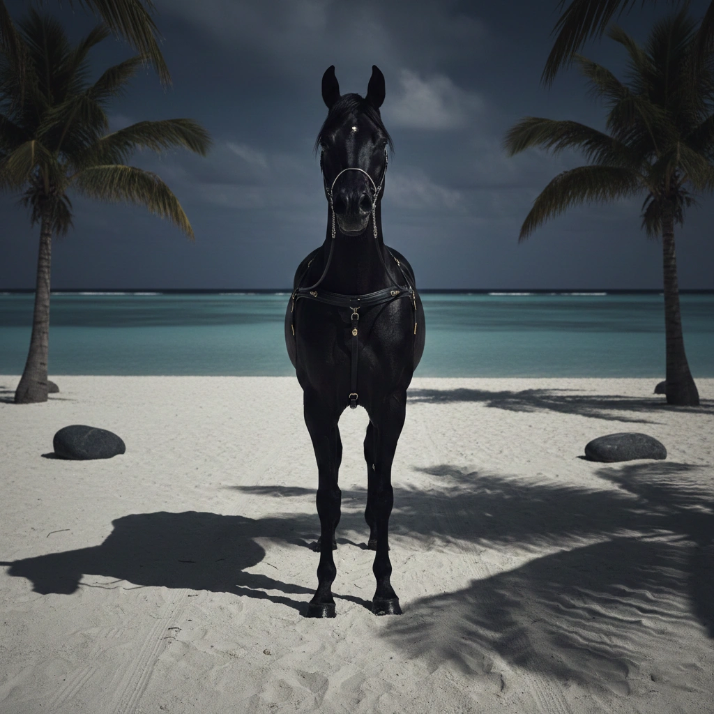 Horse training arena