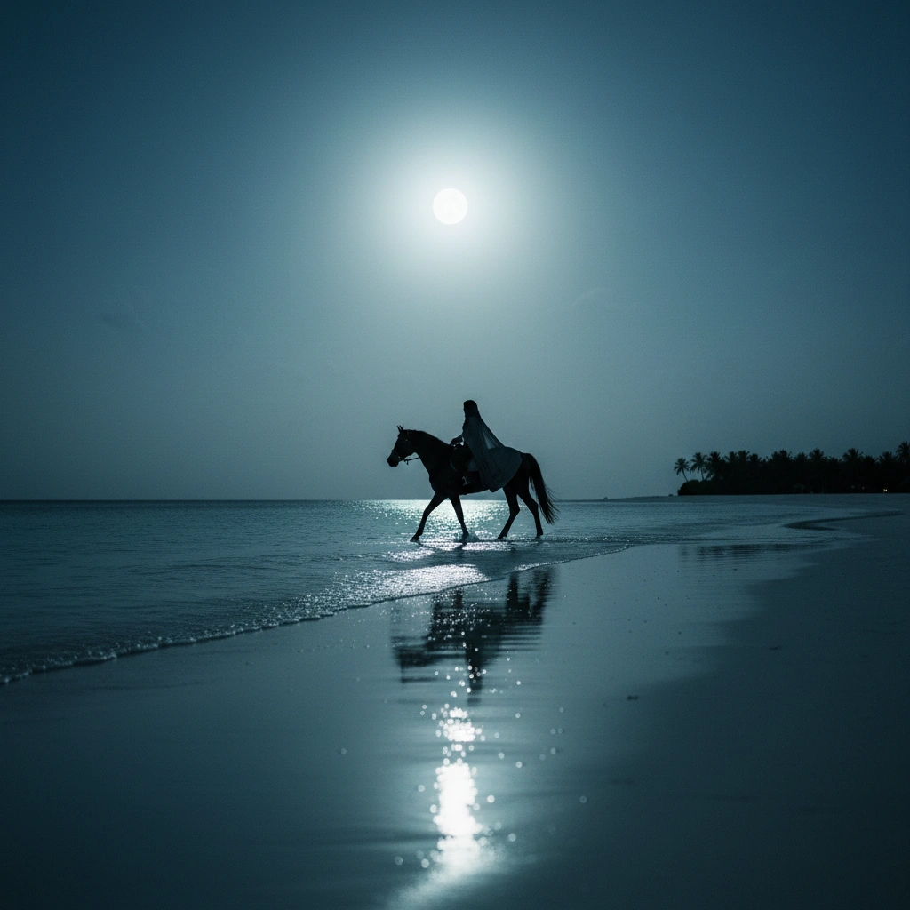 Horse rider on a countryside trail